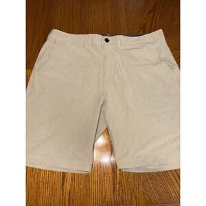 7 Diamonds Momentum Performance Shorts Men's Size 38 Beige Chino Golf